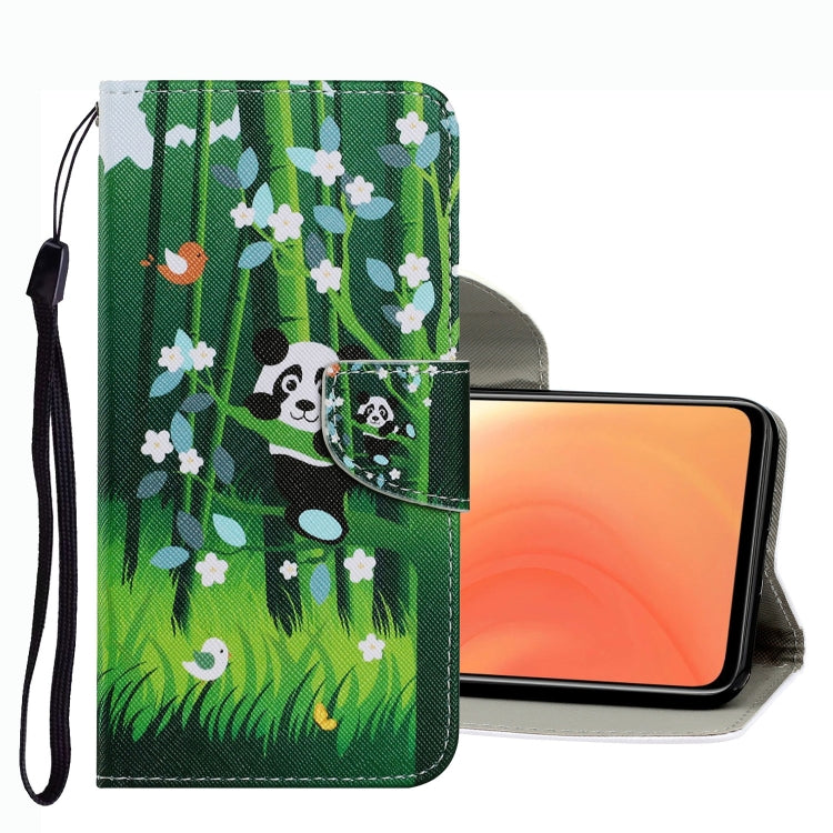 Coloured Drawing Pattern Leather Phone Case, For Xiaomi Mi 10T / 10T Pro