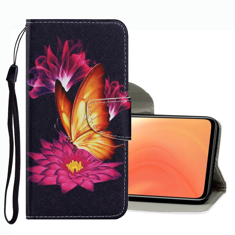Coloured Drawing Pattern Leather Phone Case, For Xiaomi Mi 10T / 10T Pro