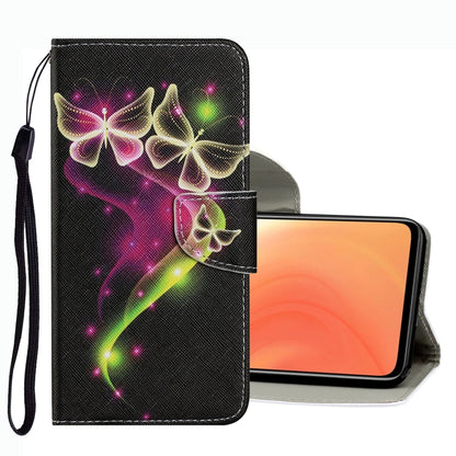 Coloured Drawing Pattern Leather Phone Case, For Xiaomi Mi 10T / 10T Pro