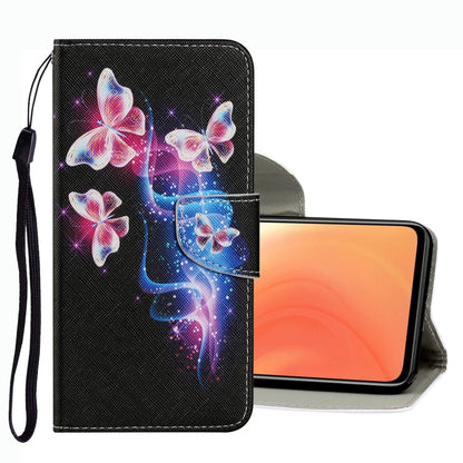 Coloured Drawing Pattern Leather Phone Case, For Xiaomi Mi 10T / 10T Pro