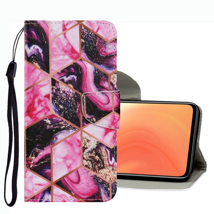 Coloured Drawing Pattern Leather Phone Case, For Xiaomi Mi 10T / 10T Pro