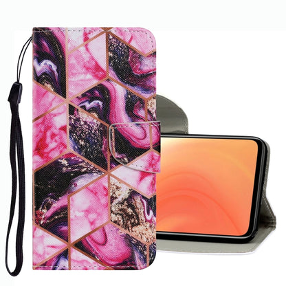 Coloured Drawing Pattern Leather Phone Case, For Xiaomi Mi 10T / 10T Pro
