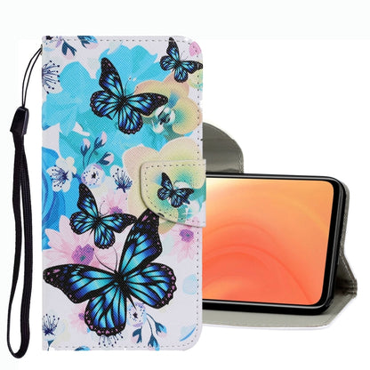 Coloured Drawing Pattern Leather Phone Case, For Xiaomi Mi 10T / 10T Pro