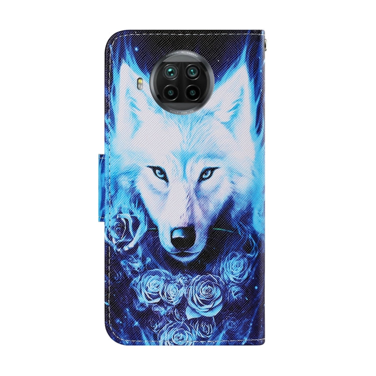 Coloured Drawing Pattern Leather Phone Case, For Xiaomi Mi 10T Lite