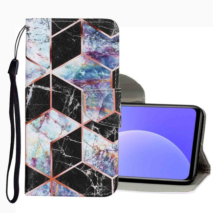 Coloured Drawing Pattern Leather Phone Case, For Xiaomi Mi 10T Lite