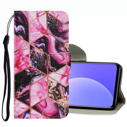 Coloured Drawing Pattern Leather Phone Case, For Xiaomi Mi 10T Lite