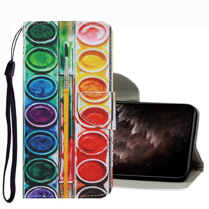 Coloured Drawing Pattern Leather Phone Case, For Xiaomi Mi 11T