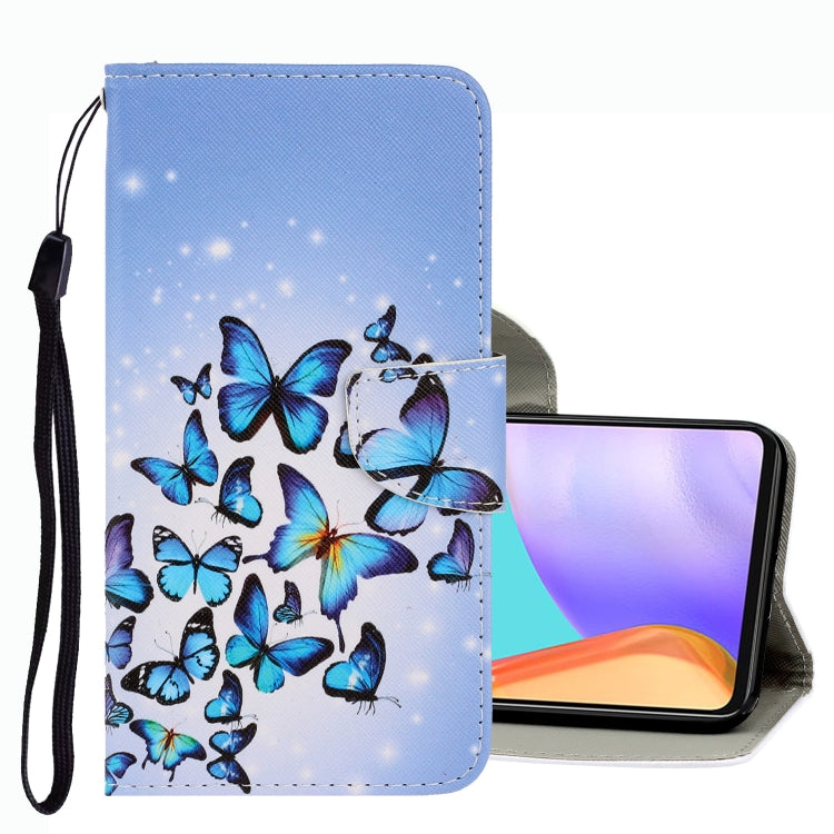 3D Colored Drawing Leather Phone Case, For Samsung Galaxy A33 5G