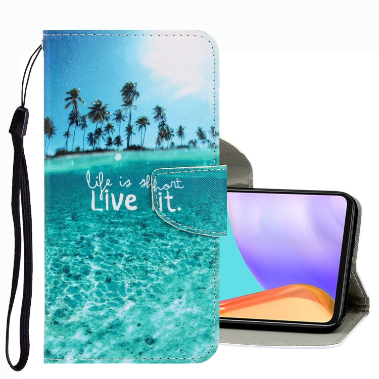 3D Colored Drawing Leather Phone Case, For Samsung Galaxy A33 5G