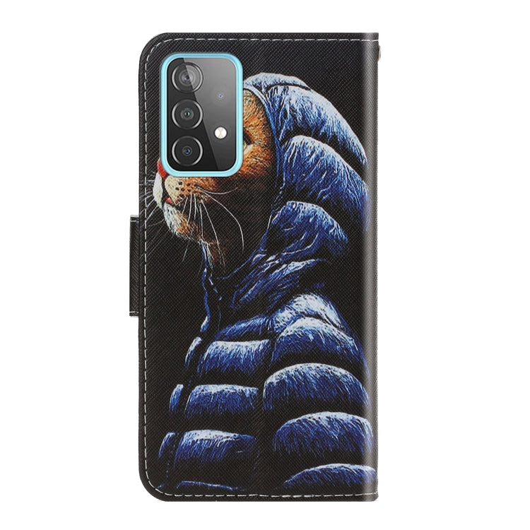 3D Colored Drawing Leather Phone Case, For Samsung Galaxy A53