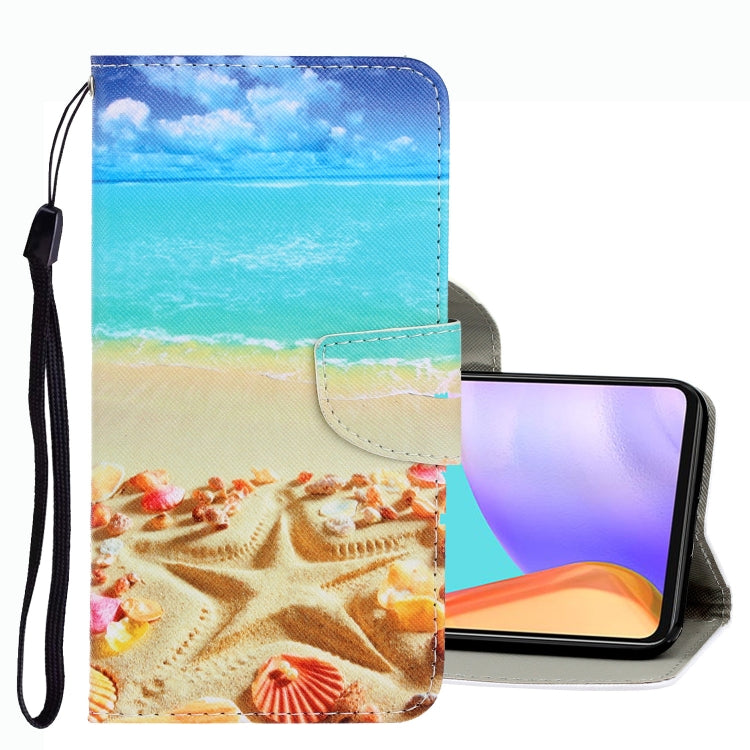 3D Colored Drawing Leather Phone Case, For Samsung Galaxy A53
