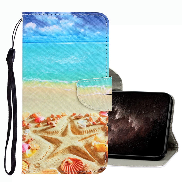 3D Colored Drawing Leather Phone Case, For OPPO A16