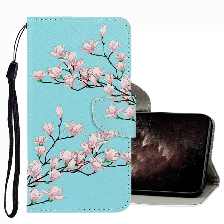 3D Colored Drawing Leather Phone Case, For vivo Y21