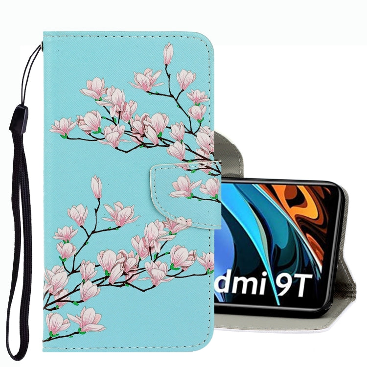 3D Colored Drawing Leather Phone Case, For Xiaomi Redmi 9T