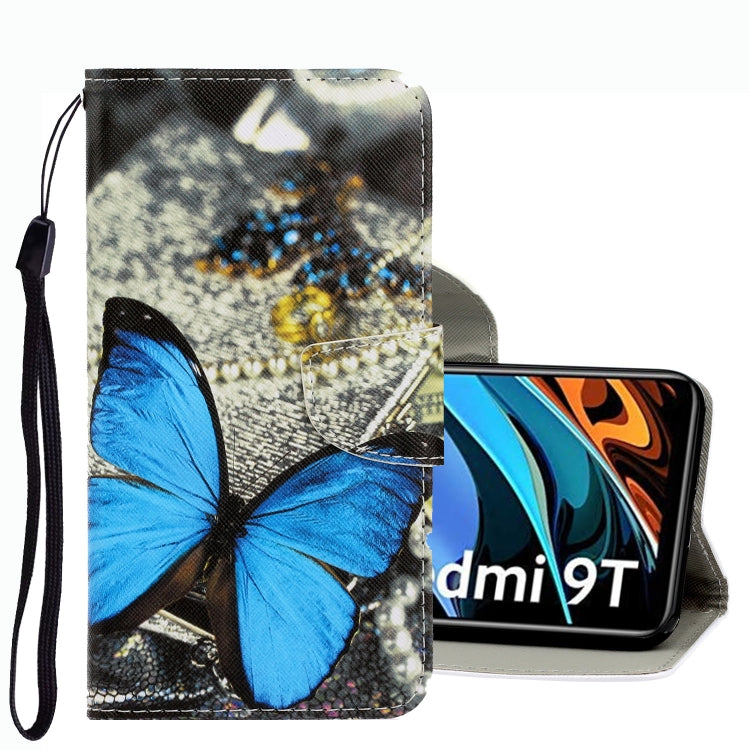 3D Colored Drawing Leather Phone Case, For Xiaomi Redmi 9T