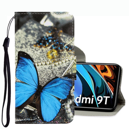 3D Colored Drawing Leather Phone Case, For Xiaomi Redmi 9T