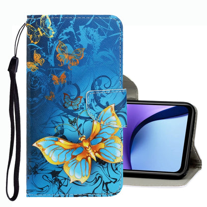 3D Colored Drawing Leather Phone Case, For Xiaomi Redmi Note 9T