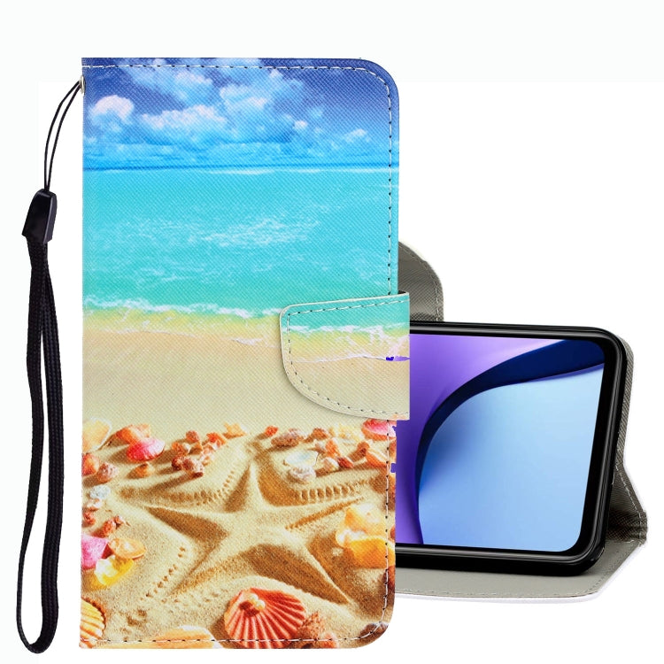 3D Colored Drawing Leather Phone Case, For Xiaomi Redmi Note 9T