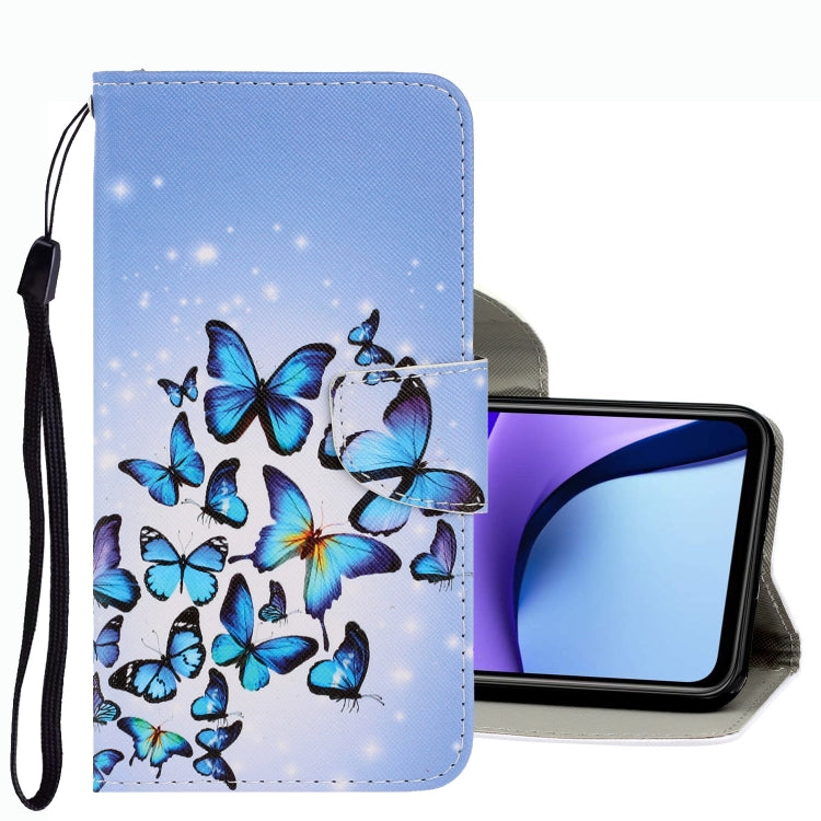 3D Colored Drawing Leather Phone Case, For Xiaomi Redmi Note 9T