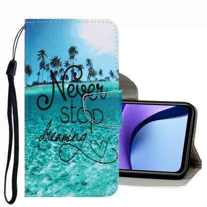 3D Colored Drawing Leather Phone Case, For Xiaomi Redmi Note 9T