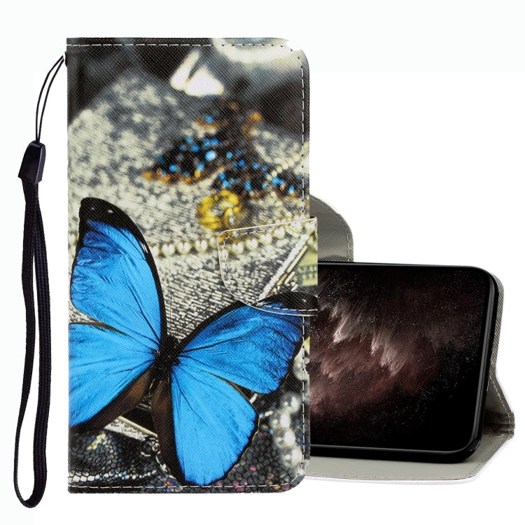 3D Colored Drawing Leather Phone Case, For Xiaomi Redmi Note 10 5G