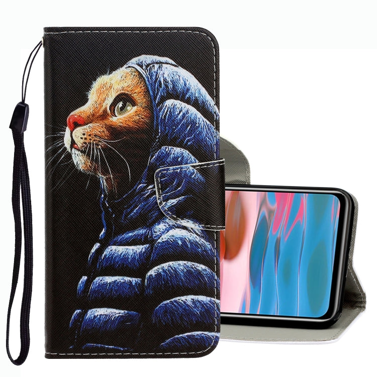 3D Colored Drawing Leather Phone Case, For Xiaomi Redmi Note 10 Pro