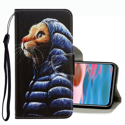 3D Colored Drawing Leather Phone Case, For Xiaomi Redmi Note 10 Pro