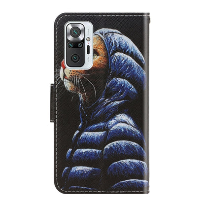 3D Colored Drawing Leather Phone Case, For Xiaomi Redmi Note 10 Pro