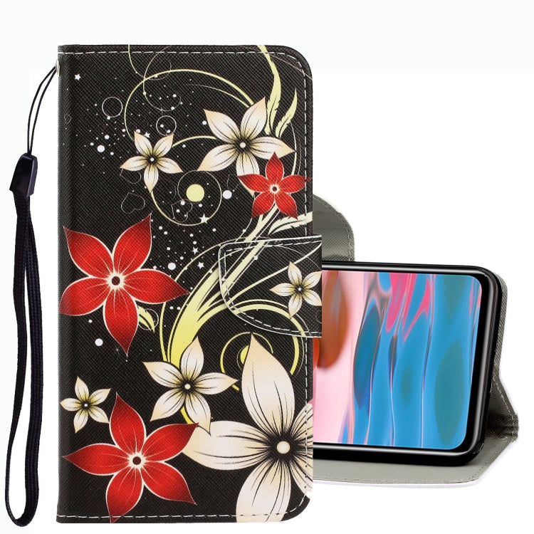 3D Colored Drawing Leather Phone Case, For Xiaomi Redmi Note 10 Pro
