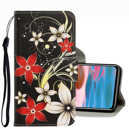 3D Colored Drawing Leather Phone Case, For Xiaomi Redmi Note 10 Pro