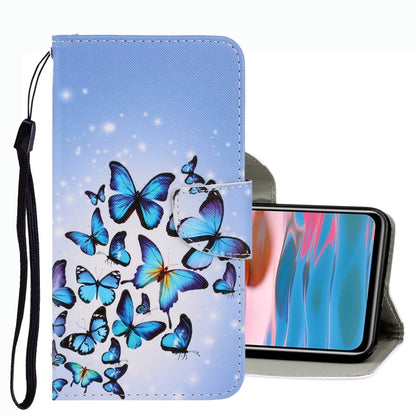 3D Colored Drawing Leather Phone Case, For Xiaomi Redmi Note 10 Pro