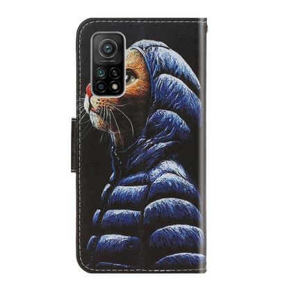 3D Colored Drawing Leather Phone Case, For Xiaomi Mi 10T / 10T Pro