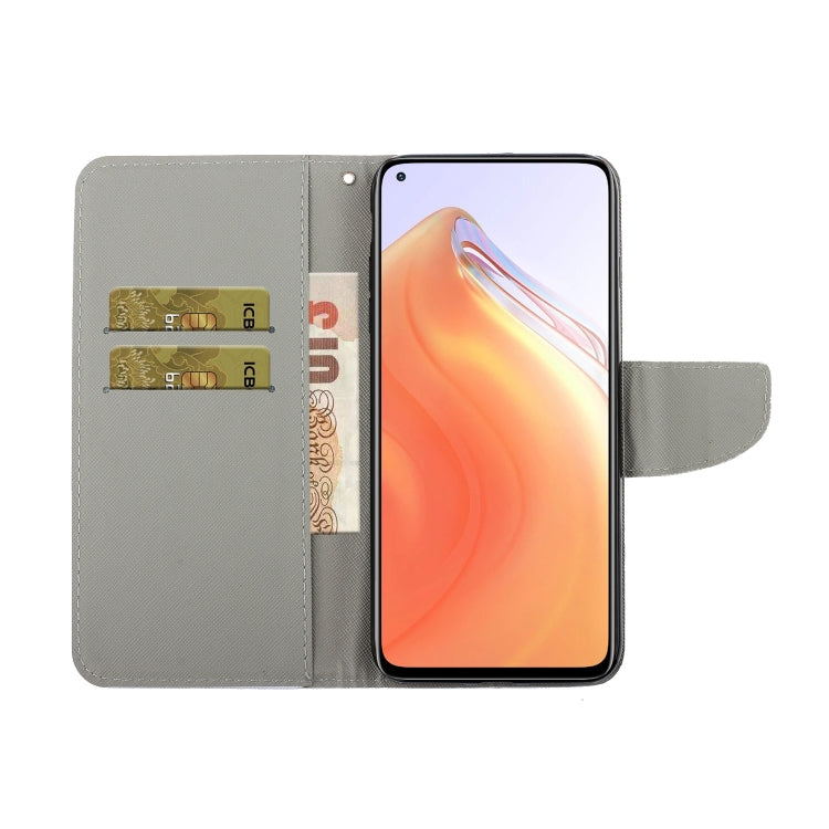 3D Colored Drawing Leather Phone Case, For Xiaomi Mi 10T / 10T Pro
