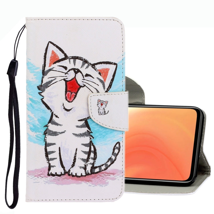 3D Colored Drawing Leather Phone Case, For Xiaomi Mi 10T / 10T Pro
