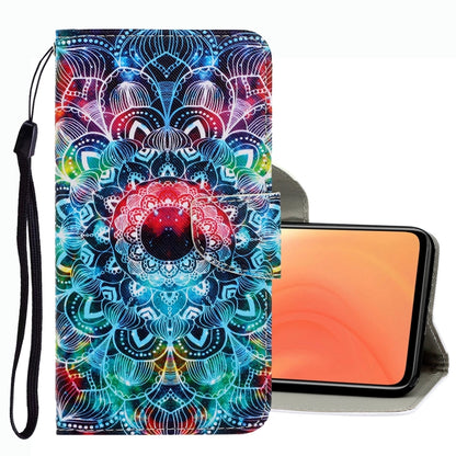 3D Colored Drawing Leather Phone Case, For Xiaomi Mi 10T / 10T Pro