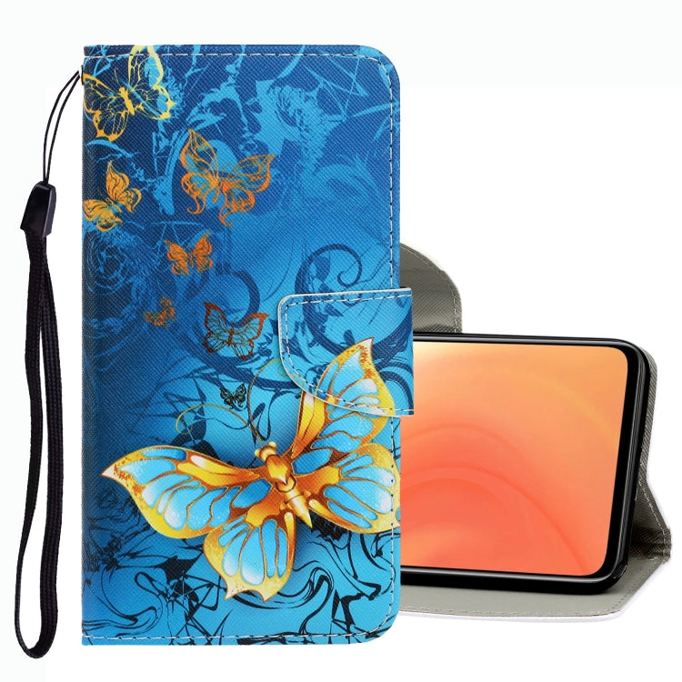 3D Colored Drawing Leather Phone Case, For Xiaomi Mi 10T / 10T Pro