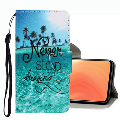 3D Colored Drawing Leather Phone Case, For Xiaomi Mi 10T / 10T Pro