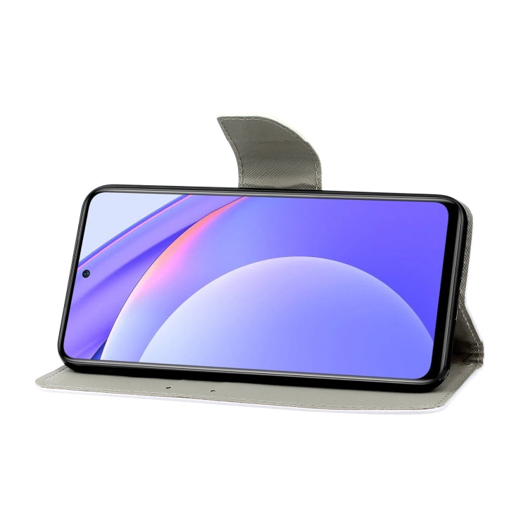 3D Colored Drawing Leather Phone Case, For Xiaomi Mi 10T Lite