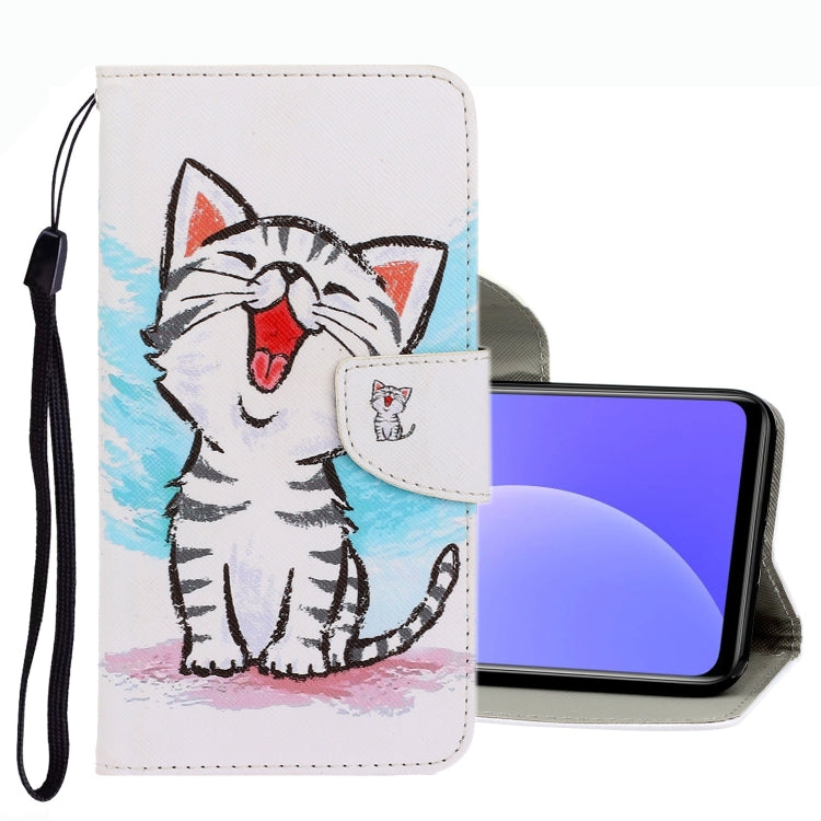 3D Colored Drawing Leather Phone Case, For Xiaomi Mi 10T Lite