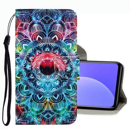 3D Colored Drawing Leather Phone Case, For Xiaomi Mi 10T Lite