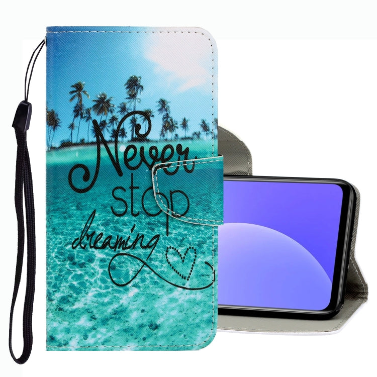 3D Colored Drawing Leather Phone Case, For Xiaomi Mi 10T Lite