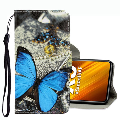 3D Colored Drawing Leather Phone Case, For Xiaomi Poco X3 NFC