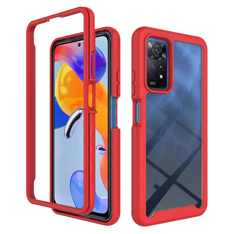 Starry Sky Solid Color Series PC + TPU Phone Case, For Xiaomi Redmi Note 11 Pro Global, For Xiaomi Redmi Note 11 Global / Note 11S