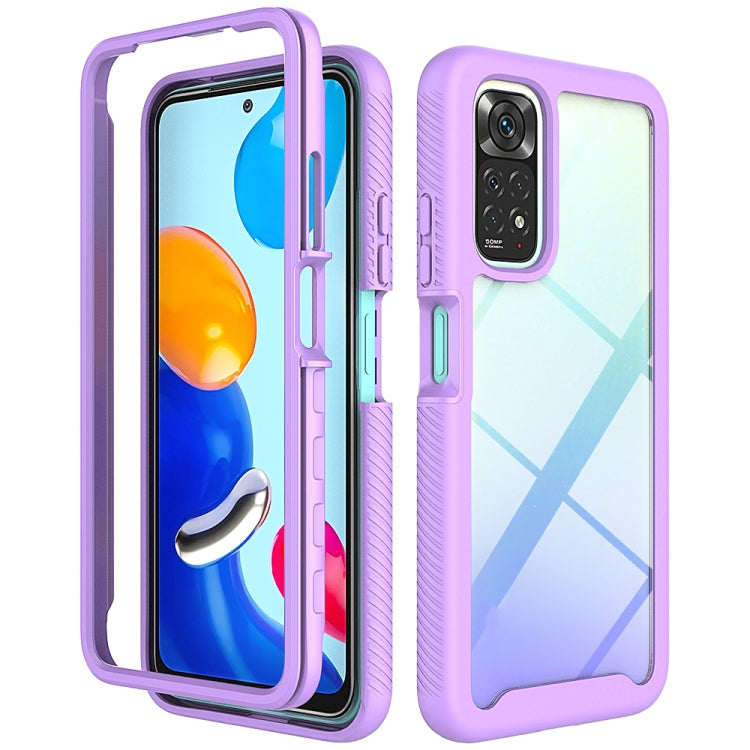 Starry Sky Solid Color Series PC + TPU Phone Case, For Xiaomi Redmi Note 11 Pro Global, For Xiaomi Redmi Note 11 Global / Note 11S