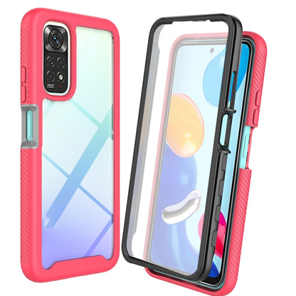 Starry Sky Solid Color PC + TPU Phone Case with PET Film, For Xiaomi Redmi Note 11 Pro Global, For Xiaomi Redmi Note 11S Global
