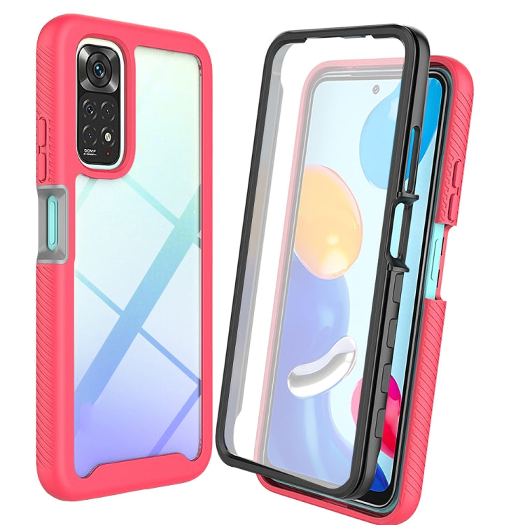 Starry Sky Solid Color PC + TPU Phone Case with PET Film, For Xiaomi Redmi Note 11 Pro Global, For Xiaomi Redmi Note 11S Global