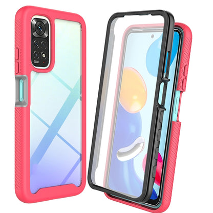 Starry Sky Solid Color PC + TPU Phone Case with PET Film, For Xiaomi Redmi Note 11 Pro Global, For Xiaomi Redmi Note 11S Global