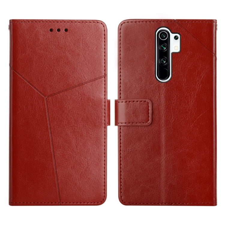 Y Stitching Horizontal Flip Leather Phone Case, For Xiaomi Redmi 9, For Xiaomi Redmi 9A, For Xiaomi Redmi 9C, For Xiaomi Poco M3 / Redmi 9T