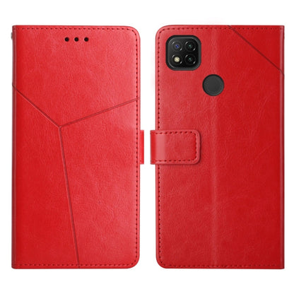 Y Stitching Horizontal Flip Leather Phone Case, For Xiaomi Redmi 9, For Xiaomi Redmi 9A, For Xiaomi Redmi 9C, For Xiaomi Poco M3 / Redmi 9T