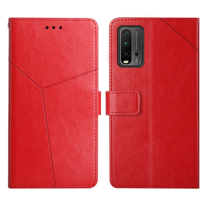 Y Stitching Horizontal Flip Leather Phone Case, For Xiaomi Redmi 9, For Xiaomi Redmi 9A, For Xiaomi Redmi 9C, For Xiaomi Poco M3 / Redmi 9T